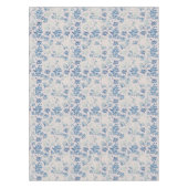 Antieke Willow Leaf Blauwe Bloemen Tafelkleed (Voorkant)