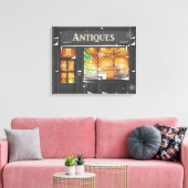 Antieke winkel canvas afdruk (Insitu (Woonkamer))