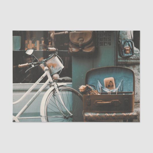 Antieke Winkelen en goederen Tissuepapier (Voorkant)