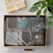 Antieke Winkelen en goederen Tissuepapier (Geschenk)