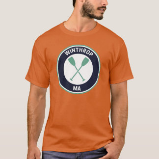 Antieke Winthrop Massachusetts T-shirt
