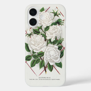 Antieke Witte Klimroos Victorians Tuin iPhone 16 Hoesje