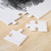 Antieke Witte Pelikaan Legpuzzel (Zijkant)