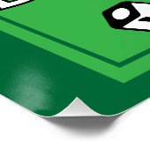 Antieke zakbiljart perfect poster (Hoek)