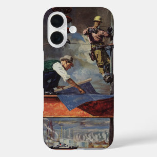 Antieke Zakelijke, Architecten en Bouw iPhone 16 Hoesje