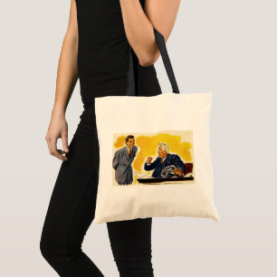 Antieke Zakelijke, Gekke CEO Directeur Baas Werkne Tote Bag