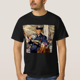 Antieke Zakelijke, Postbode Die Post Brieven Bezor T-shirt