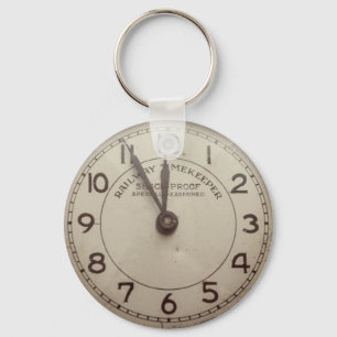Antieke zakhorloge sleutelhanger