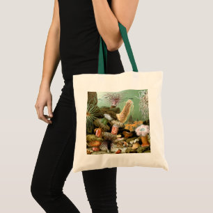 Antieke Zeeanemonen, Zeeleven Oceandieren Tote Bag