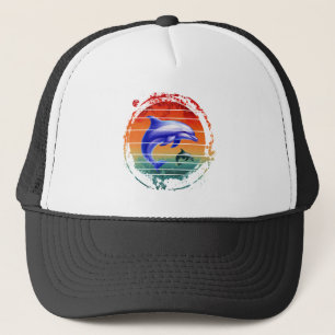 Antieke Zeedieren Dolfijnen Trucker Pet