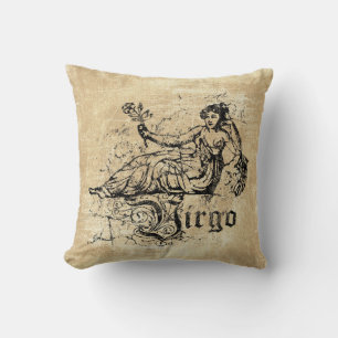 Antieke Zodiac Maagd Kussen