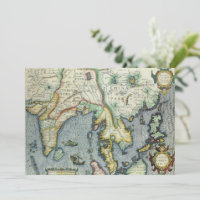 Antieke Zuidoost-Aziatische kaart door Mercator / 