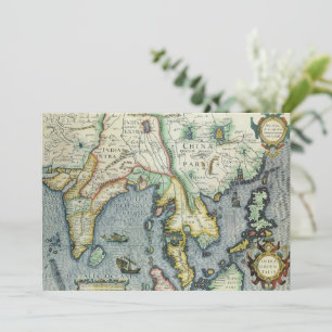 Antieke Zuidoost-Aziatische kaart door Mercator / 