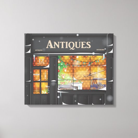 Antiekwinkel Canvas Afdruk (Voorkant)