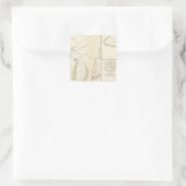 Antietam, Suffolk, Gettysburg Vierkante Sticker (Tas)