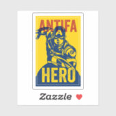 ANTIFA HEROES SERIES: Captain American Sticker (Vel)