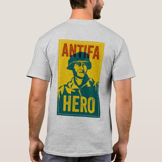 ANTIFA HEROES SERIES: Saving Private Ryan T-shirt (Achterkant)