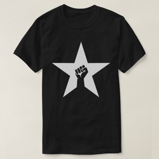 antifascistische ster t-shirt (Design voorkant)