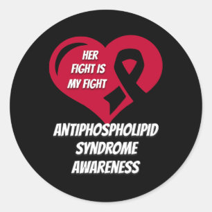 Antifosfolipide Syndroom Bewustheid Ronde Sticker