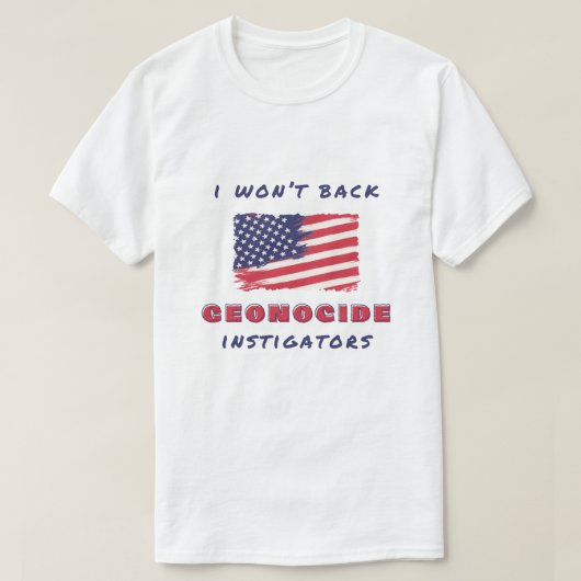 ANTIGENOCIDE-T-SHIRT T-SHIRT (Design voorkant)