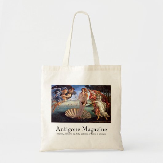 Antigone Magazine Tas (grijs pak) (Voorkant)