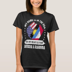 Antigua American Patriot Grown Proud My Heart T-shirt
