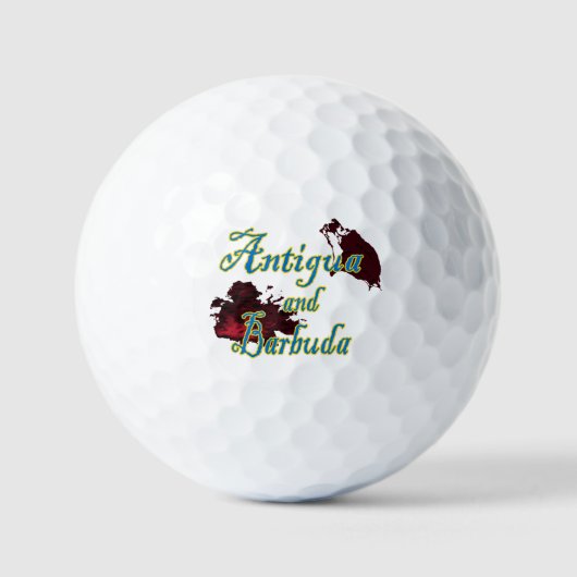 Antigua and Barbuda Golfballen (Voorkant)