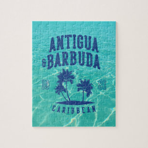 Antigua & Barbuda Caraïbische Palmboom Legpuzzel