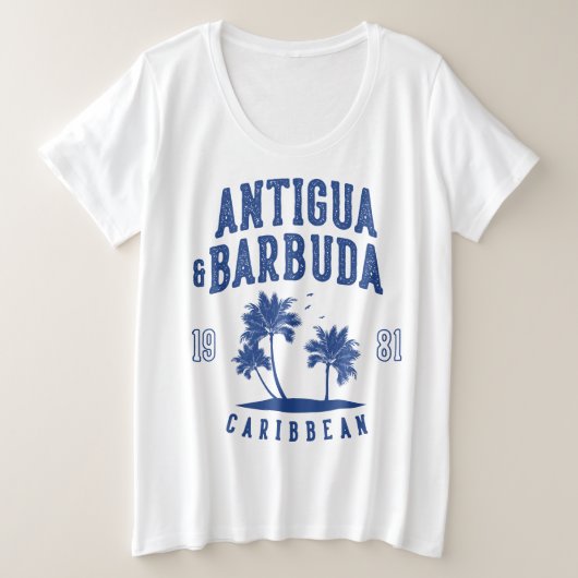 Antigua & Barbuda Palmier des Caraïbes (Design devant)