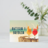 Antigua en Barbuda cocktails Briefkaart (Staand voorkant)