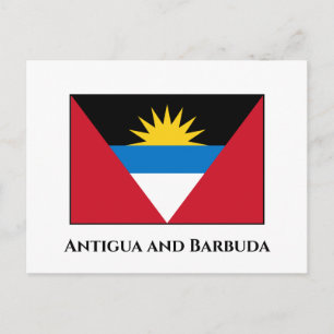 Antigua en Barbuda Flag Briefkaart