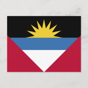 Antigua en Barbuda Flag Briefkaart