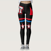 Antigua en Barbuda Flag Leggings (Voorkant)