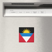 Antigua en Barbuda Flag Magneet (Insitu (Vaatwasser))