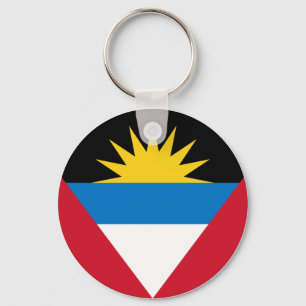 Antigua en Barbuda Flag Sleutelhanger