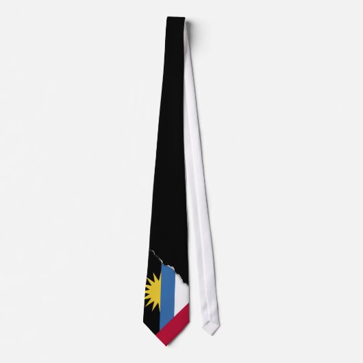 Antigua en Barbuda Flag Stropdas (Voorkant)