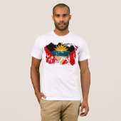 Antigua en Barbuda Flag T-shirt (Voorkant volledig)