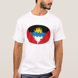 Antigua en Barbuda Gnarly Flag T-Shirt