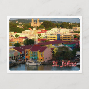 Antigua en Barbuda - Saint Johns - Briefkaart