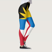 Antigua Flag Antiguan Barbudan Carnaval Leggings (Rechts)