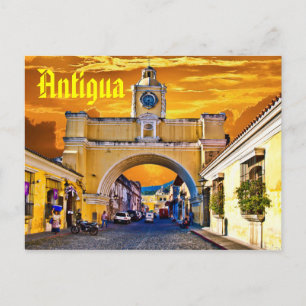 Antigua, Guatemala, Midden-Amerika Briefkaart