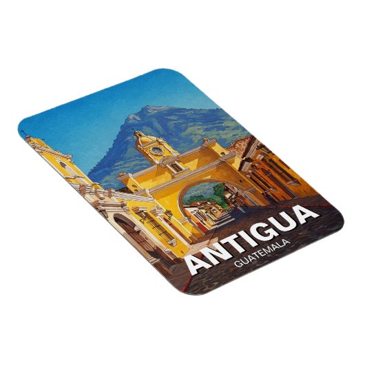 Antigua Guatemala Reizen Magneet (Rechterzijde)