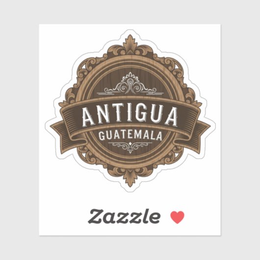 Antigua Guatemala Reizen Sticker (Vel)