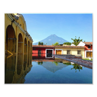 Antigua, Guatemala Tanque La Unión Foto Afdruk