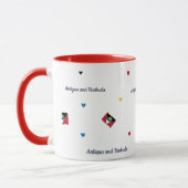 Antigua Roots Pattern Mug | Caribbean Flag (Gauche)