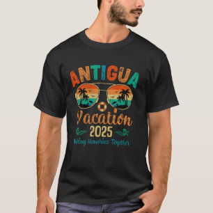 Antigua strandvakantie 2025 vrienden familie zomer t-shirt