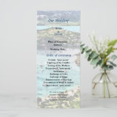 Antigua Uitzicht Falmouth Harbour Wedding Programm Programma (Staand voorkant)