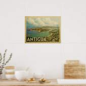 Antigua Vintage Travel Poster (Keuken)