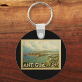 Antigua Vintage Travel Sleutelhanger (Voorkant)