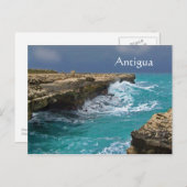 Antigua, West Indes, Carte postale Souvenir (Devant / Derrière)